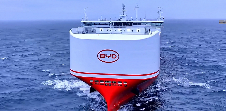 BYD уже создал целую флотилию для доставки машин по всему миру: восьмым судном стало BYD Jinan 